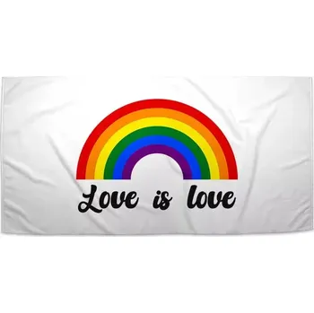 Osuška Sablio Ručník Love is love 2 - 50x100 cm