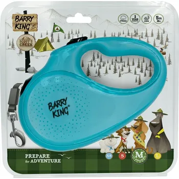 Vodítko pro psa Vodítko pro psa Barry King Automatické 5m M Tyrkysové