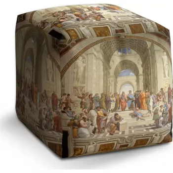 Taburet Sablio Taburet Cube Athénská škola - Raffael Santi: 40x40x40 cm