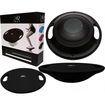 Balanční podložka PROTISKLUZOVÁ BALANČNÍ PODLOŽKA TRENAŽÉR ROVNOVÁHY XQMAX ČERNÁ