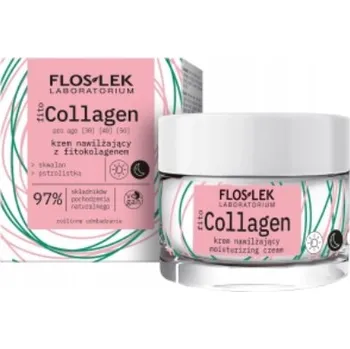 Pleťový krém Hydratační krém na obličej Flos-Lek fitoCOLLAGEN 0 SPF den a noc 50 ml