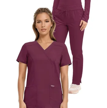 Zdravotnický oděv Dámský zdravotnický set Cherokee Revolution –vínová