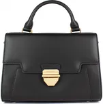 HEXAGONA Dámská kožená kabelka Edith Černá