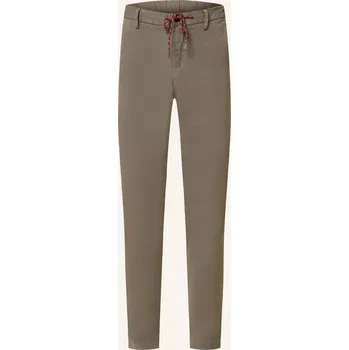 Pánské kalhoty Alberto Pánské Chino Kalhoty Jump Slim Fit, khaki, 38