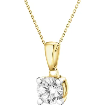 Přívěsek Zlatý přívěsek s laboratorním briliantem - 0,32 ct - ryzost 585 - 500.100