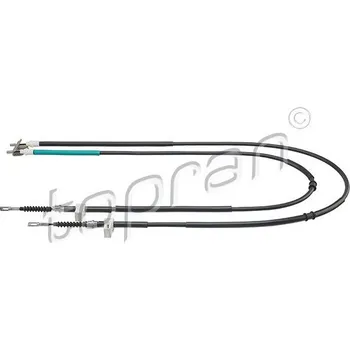 Lanko parkovací brzdy Tažné lanko, parkovací brzda TOPRAN 304 742