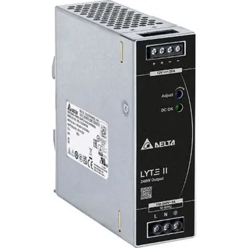 spínaný zdroj Delta Electronics Spínaný Napájecí zdroj na lištu DIN, výstup: 12V dc, 10A, vstupní: 90 → 264V ac,120W