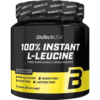 Aminokyselina BioTechUSA Biotech USA 100% Instant L-Leucine 277 g Příchuť: Bez příchutě