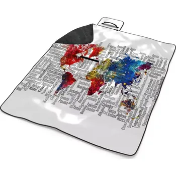 deka Sablio Plážová deka Jména států: 200x140 cm