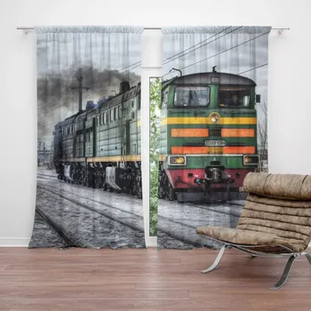 Závěs Sablio Závěs Lokomotiva: 2ks 140x250cm