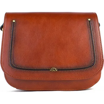 KATANA Dámská kožená kabelka Bobigny Hnědá