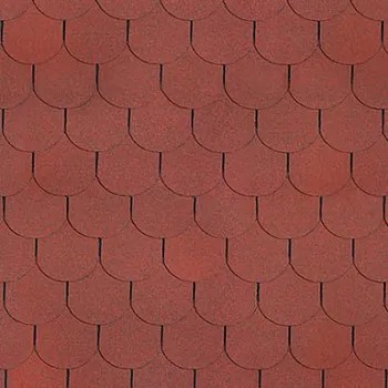 asfaltová šindel Matizol Uni Strong Bobrovka 1 m² červená