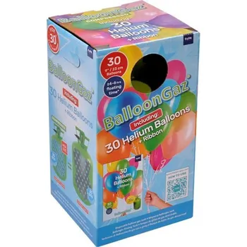 Příslušenství ke karavanu Sada tlakové lahve a heliových balónků „BalloonGaz“, 30 balónků