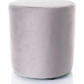 Taburet Kulatý taburet DOLORES 6 - šedý
