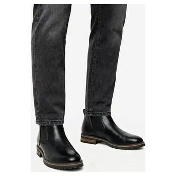 Pracovní obuv Kotníková obuv s elastickým prvkem Lanetti CEO-1897 124AM Černá 41