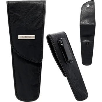 Kosmetický kufr Kabura kaburka na nožičky kadeřnické futerał obal jednoduchý černý KABI-BLACK