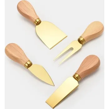 Pokrývka hlavy Sinsay - Sada lopatek na sýr 4 pack - béžová - 988GM-08X - 988GM-08X-ONE