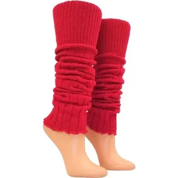 Dámské punčochy Dámské vlněné stulpny C - červená