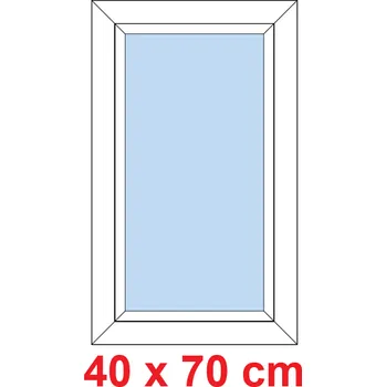 Okno Soft Plastové okno 40x70 cm, FIX neotevíravé