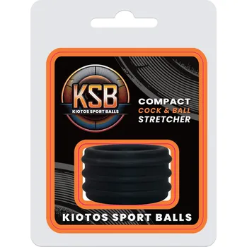 Klinik sex Kiotos KSB Silicone Cockring & Ball Stretcher Compact Black