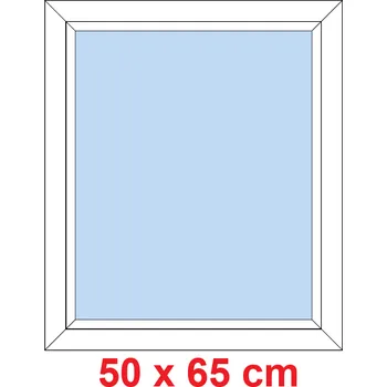 Okno Soft Plastové okno 50x65 cm, FIX neotevíravé