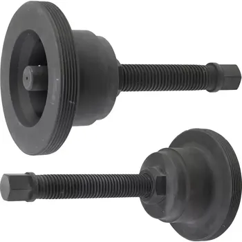 Stahovák Stahovák nábojů kol pro BPW 13 t - 16 t M155 x 3,0 (BGS105405) (Stahovák nábojů kol pro BPW 13 t – 16 t M155 x 3,0 (BGS105405) umožňuje demontáž nábojů kol u náprav BPW s nosností 13–16 tun a závitem M155 x 3,0. Robustní konstrukce zajišťuje spolehlivou p