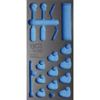 Vložka do dílenského vozíku 1/3 prázdná pro BGS 4049 (BGS104049-1) (Vložka do dílenského vozíku 1/3 prázdná pro BGS 4049 umožňuje přehledné uspořádání nářadí a je kompatibilní s vozíkem BGS 4049.)