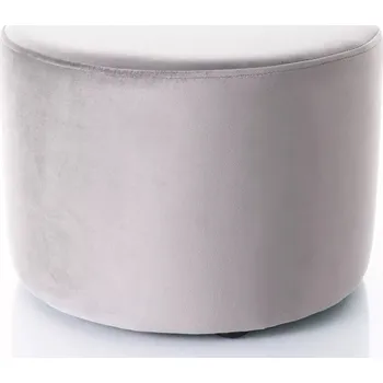 Taburet Kulatý taburet DOLORES 2 - šedý