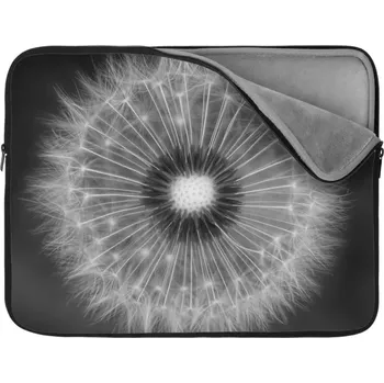 pouzdro na notebook Sablio Obal na notebook Černobílá pampeliška - 13"