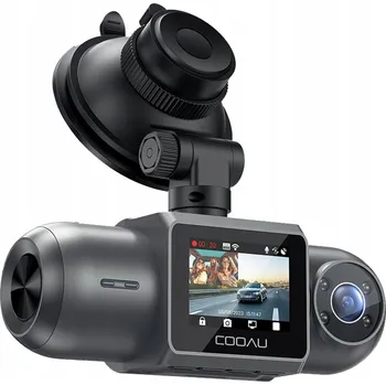 IP kamera KAMERA SAMOCHODOWA PROFESJONALNA 4K WIFI GPS DVR DVOJITÁ KAMERA