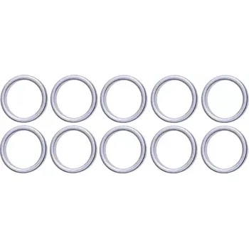 Sada nářadí Těsnící kroužky 13 mm BGS100126-UM13 pro olejové výpusti, 10 ks (Sada BGS 126) (BGS100126-UM13) (Sada obsahuje 10 těsnících kroužků o průměru 13 mm, které jsou určeny pro olejové výpusti a kompatibilní s běžnými automobilovými aplikacemi. Materiál zajišťu