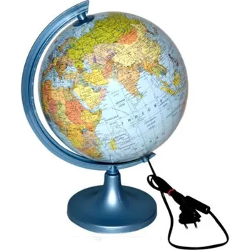 Glóbus Globus svítící politicko zeměpisný 25cm