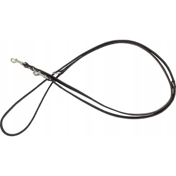 Vodítko pro psa Kožené Vodítko pro psy BARRY KING s oboustranným popruhem, hnědé/černé, XS-S 12 mm/200 cm