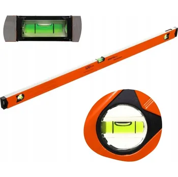 Vodováha HLINÍKOVÁ VODOVÁHA 120cm MAGNETICKÁ 3 LIBELY KRAFT&DELE