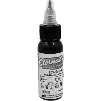 Tetovací barva Eternal Marshall Bennett 20% Gray Wash 30ml