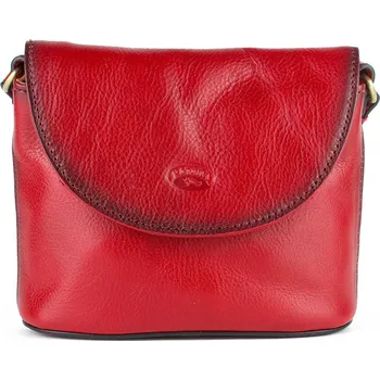 Kabelka KATANA Dámská kožená kabelka Chatou Červená