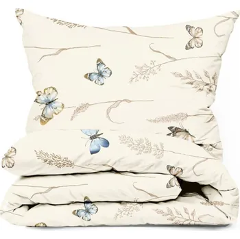 Povlečení Bavlněné povlečení Borboleta Zapínání: knoflík, Velikost polštáře: 50x70, Velikost přikrývky: 140x200