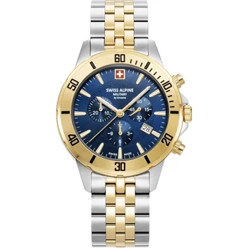 Hodinky Swiss Alpine Military 7024.9145 Herrenuhr Cruiser Chronograph 44mm 10ATM