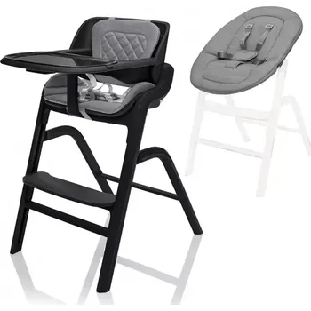 Jídelní židlička Zopa Set židlička Inspira + novorozenecký set Berry Black