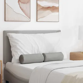 Bytový textil Polštáře 2 pcs Oblačno šedá Ø 15 x 40 cm textil