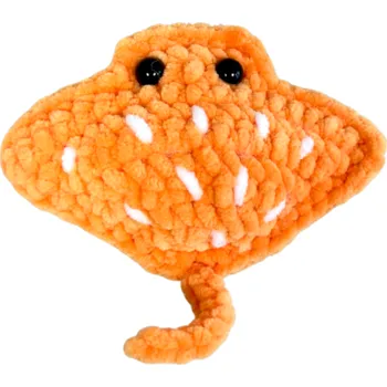 Dekorace do dětského pokoje Háčkovaný Rejnok Inky Balení: oranžový Originální ruční práce pro radost