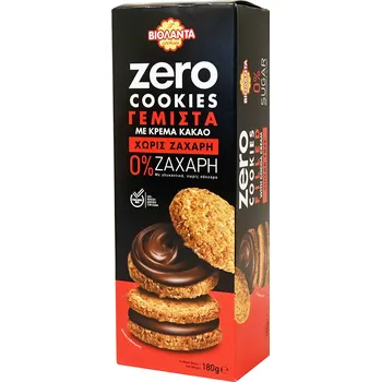 Violanta ZERO sušenky s kakaovým krémem bez přidaného cukru 180g