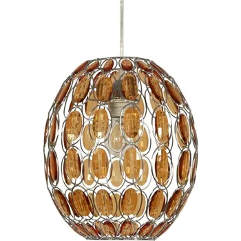 Designové závěsné osvětlení SELMA - 1xE27, 40W, oranžové