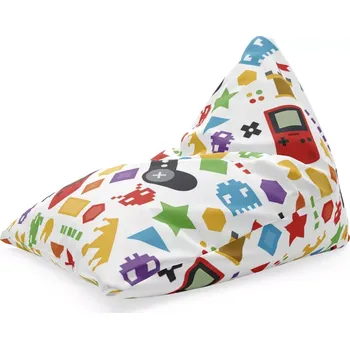 Sedací pytel Sablio Sedací vak Triangl Videohra: 120 x 100 x 100 cm