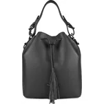 PIERRE CARDIN Dámská kožená kabelka Monique Černá