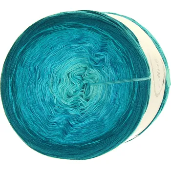 Příze Tyrkysové ombre 3 nitka 1500 m - Misha style příze