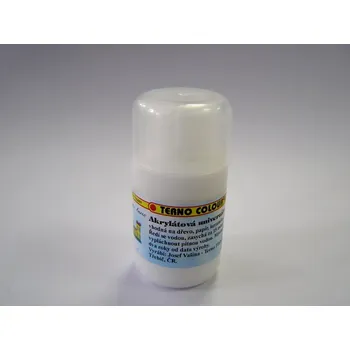 barva na zeď Akrylátová univerzální barva 20g - odstín č.54 - šedivá bílá