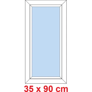 Okno Soft Plastové okno 35x90 cm, FIX neotevíravé
