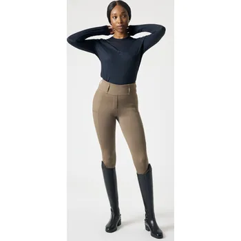 Jezdecké kalhoty PS of Sweden Legíny jezdecké Katja PS of Sweden, s gripem na kolenou, dámské, dark truffle L