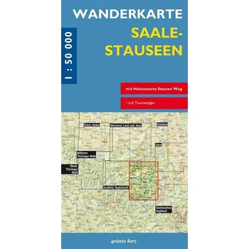 Wanderkarte Saalestauseen [DE] (2025, Verlag grünes Herz)
